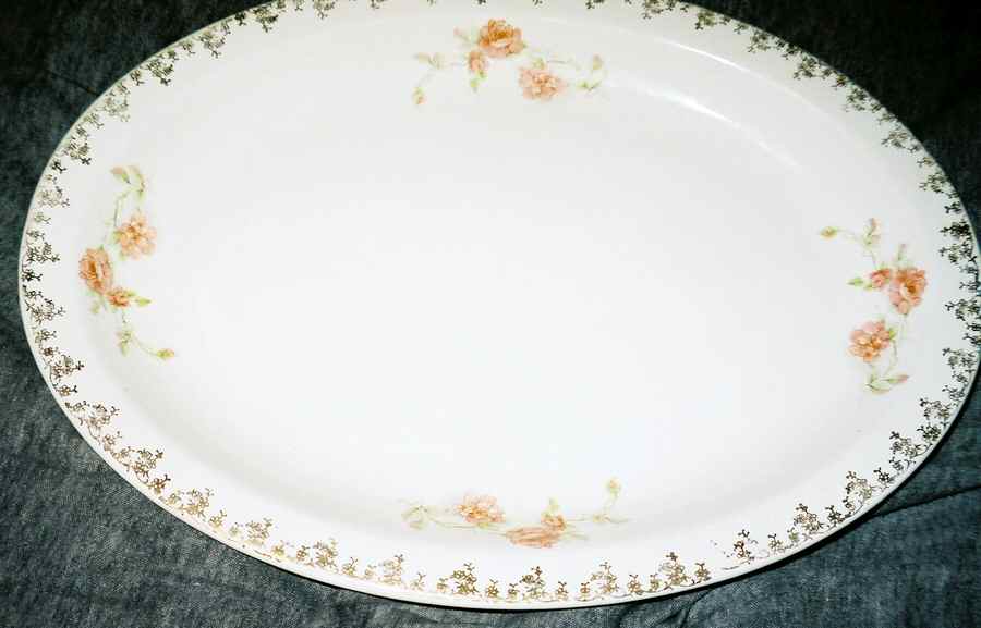 146d 14" Oval Serving Platter by WS George-1