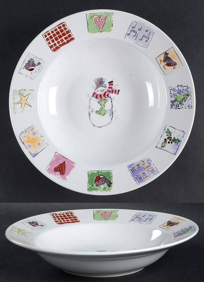 GID216 Large Rim Soup Bowl by Gibson Designs-1