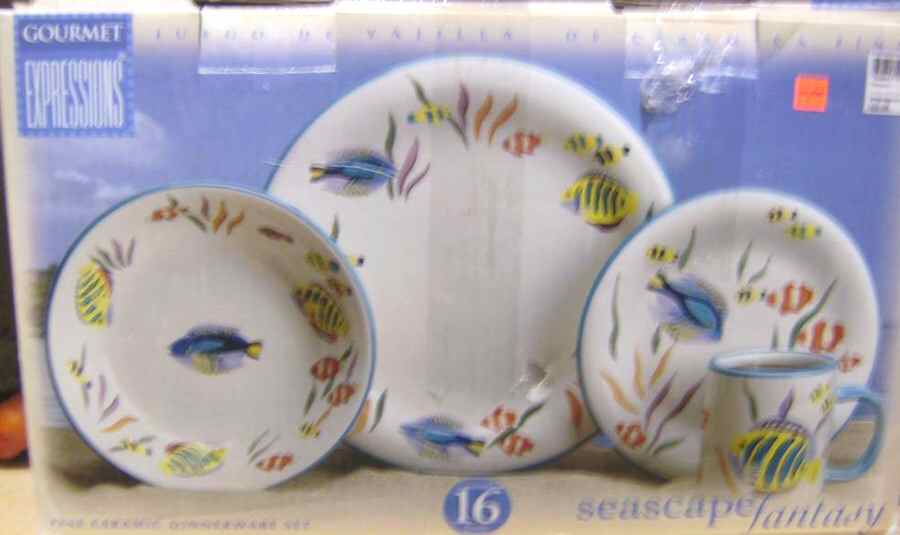 Seascape Fantasy Dinner Plate by Gourmet Expressions-1