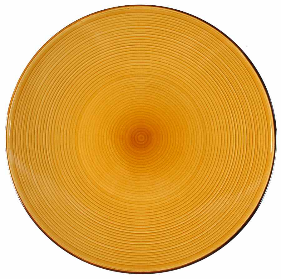 Bistro Bella Amber Dinner Plate by Gibson Designs-1