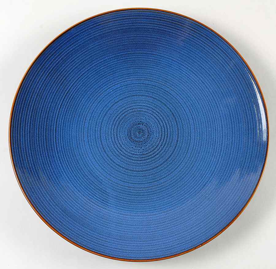 Bistro Bella Blue Dinner Plate by Gibson Designs-1