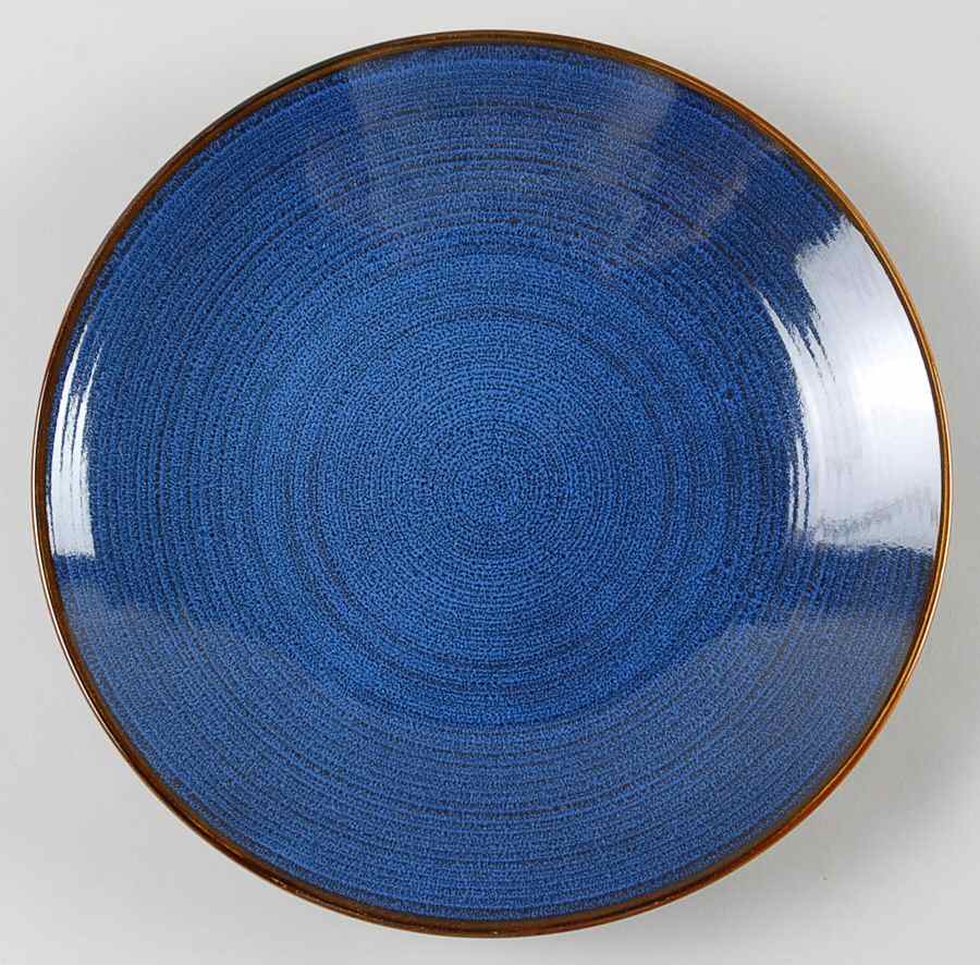 Bistro Bella Blue Salad Plate by Gibson Designs-1