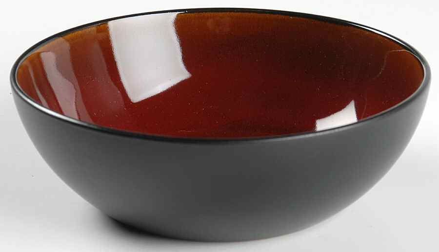 Antica Roma Red Soup/Cereal Bowl by Gibson Designs-1