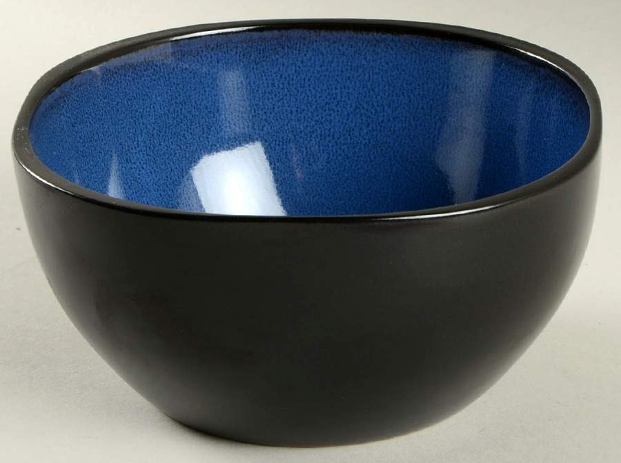 Soho Lounge Blue Soup/Cereal Bowl by Gibson Designs-1