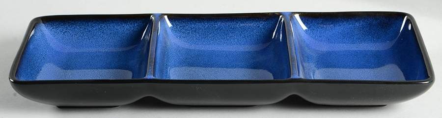 Antica Roma Blue 3 Section Server by Gibson Designs-1