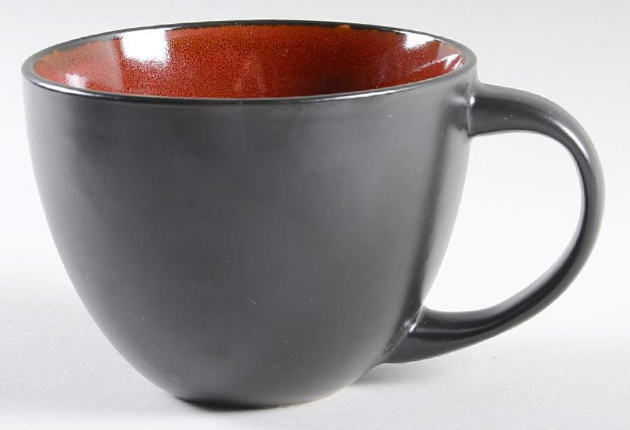 Soho Lounge Red Latte Mug by Gibson Designs-1