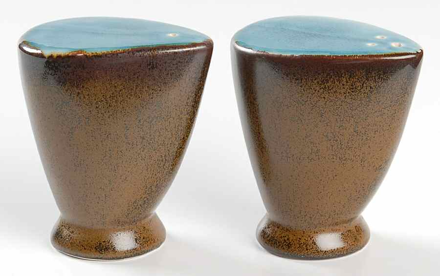 Earth Retreat Turquoise Salt & Pepper Set by Gibson Designs-1