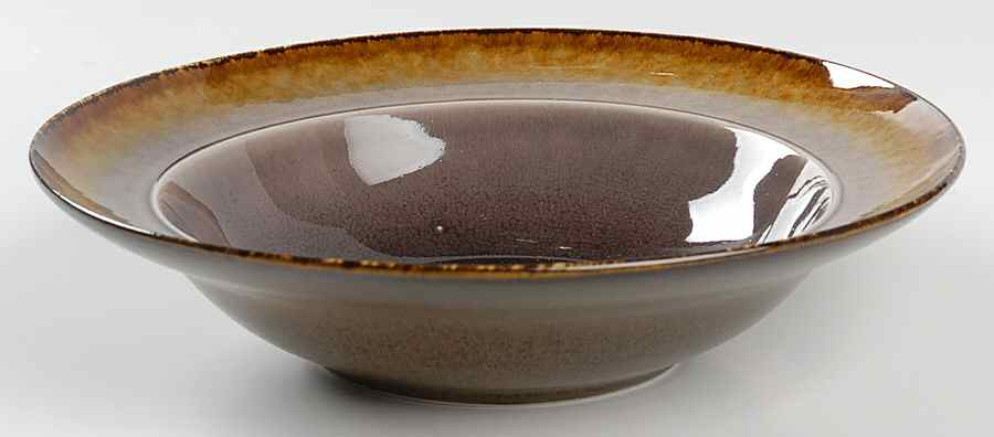 Earth Retreat Violet Soup/Cereal Bowl by Gibson Designs-1