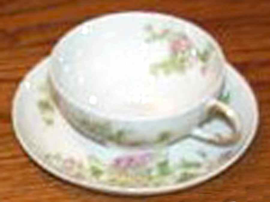 GUE630 Flat Cup & Saucer Set by WM Guerin-1