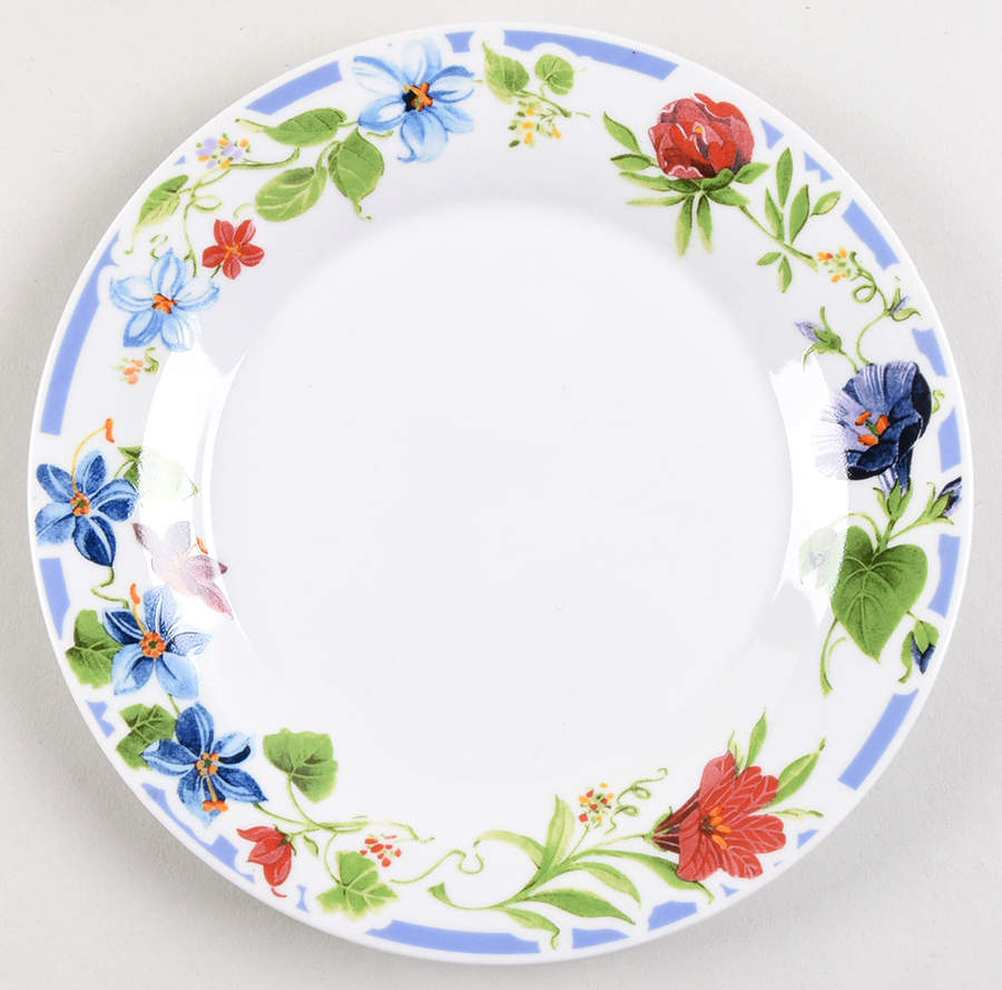 Iris Bloom Salad/Dessert Plate by Gibson Designs-1