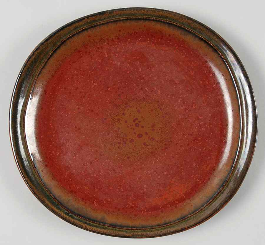 La Paz Red Salad/Dessert Plate by Gibson Designs-1