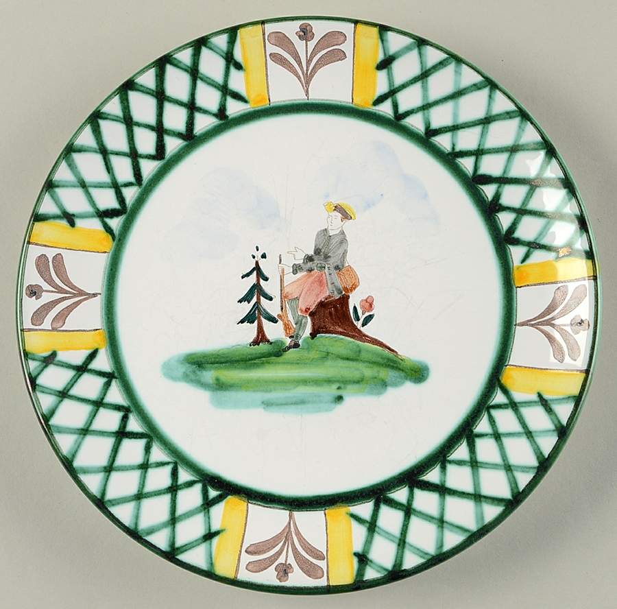Hunter's Delight (Coupe, Smooth) Dessert/Pie Plate by Gmundner Austria-1