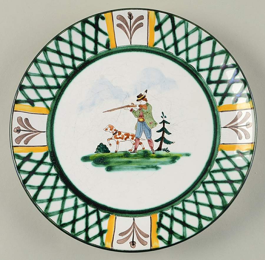 Hunter's Delight (Coupe, Smooth) Dessert/Pie Plate by Gmundner Austria-1