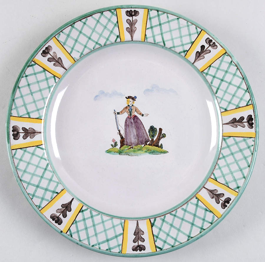 Hunter's Delight (Rim, Smooth) Dinner Plate by Gmundner Austria-1