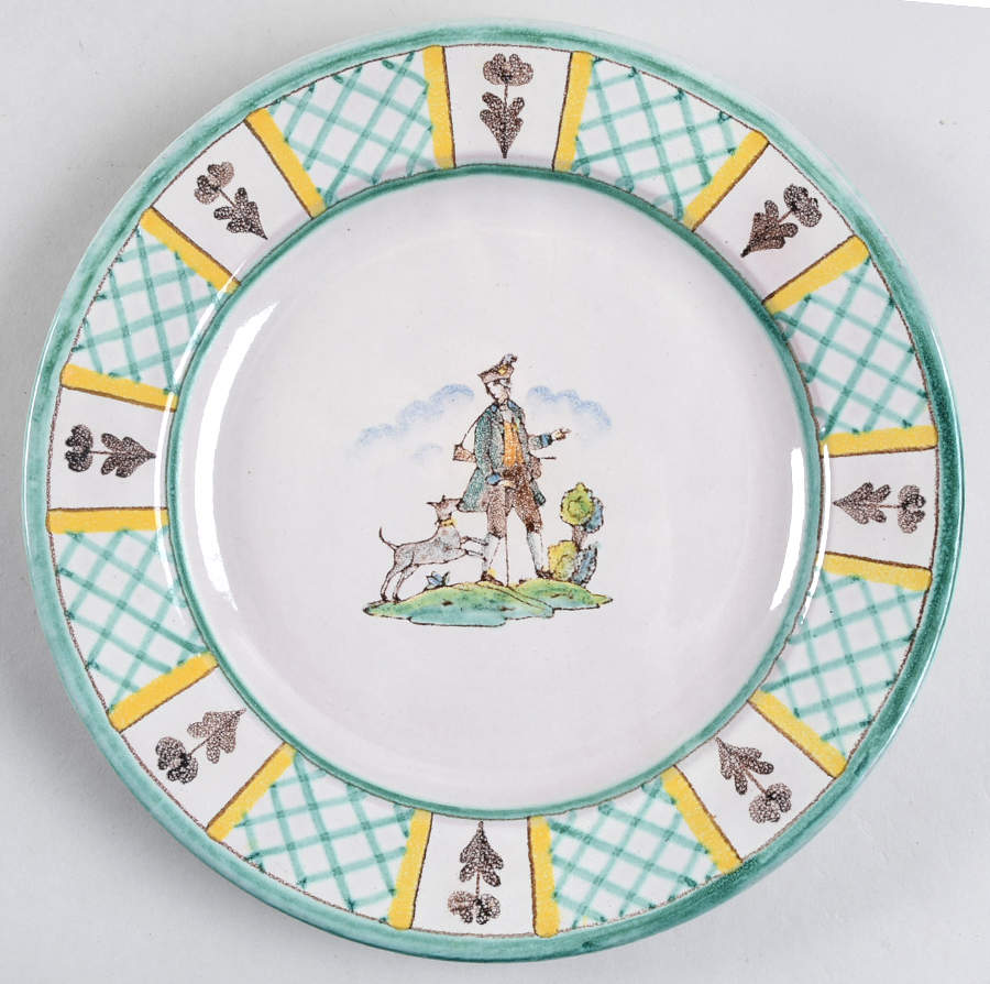 Hunter's Delight (Rim, Smooth) Dinner Plate by Gmundner Austria-1