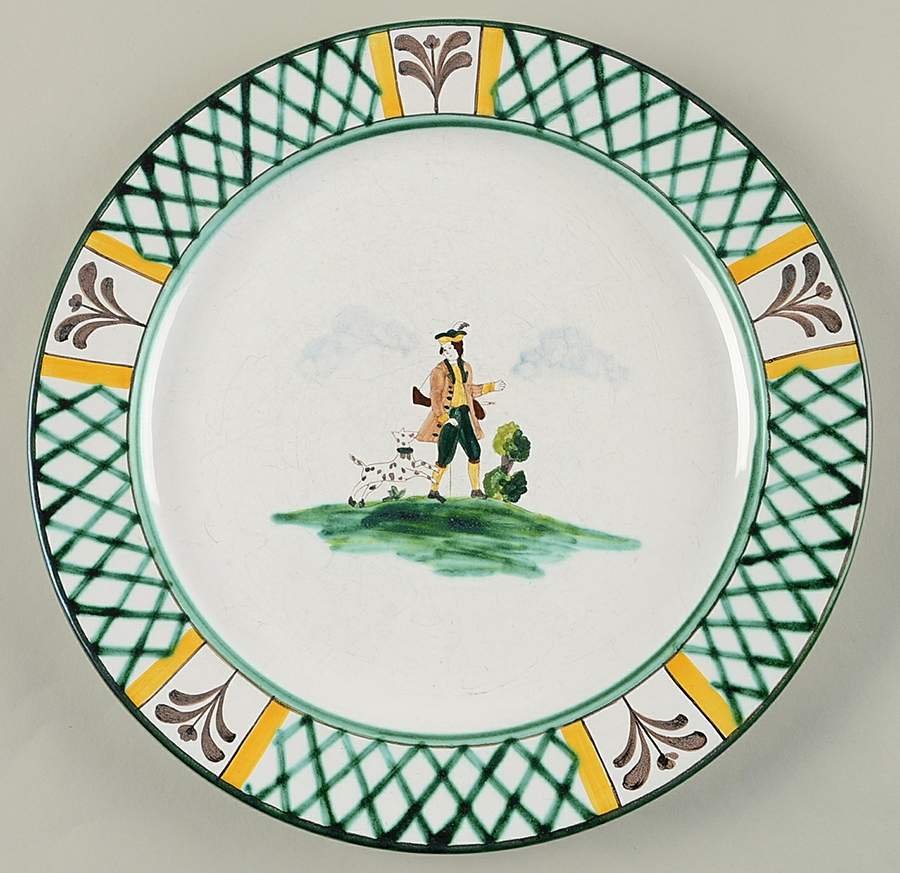 Hunter's Delight (Rim, Smooth) Large Dinner Plate by Gmundner Austria-1