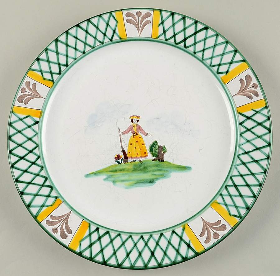 Hunter's Delight (Rim, Smooth) Large Dinner Plate by Gmundner Austria-1