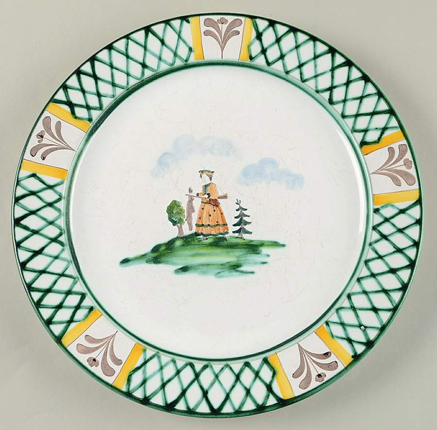 Hunter's Delight (Rim, Smooth) Large Dinner Plate by Gmundner Austria-1