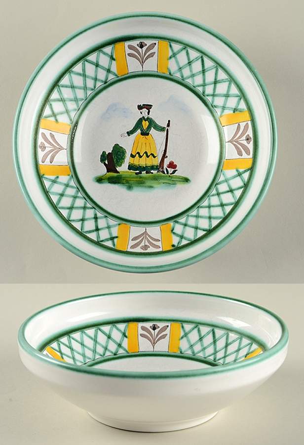 Hunter's Delight (Rim, Smooth) Coupe Cereal Bowl by Gmundner Austria-1