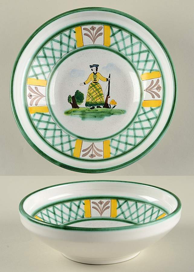 Hunter's Delight (Rim, Smooth) Coupe Cereal Bowl by Gmundner Austria-1