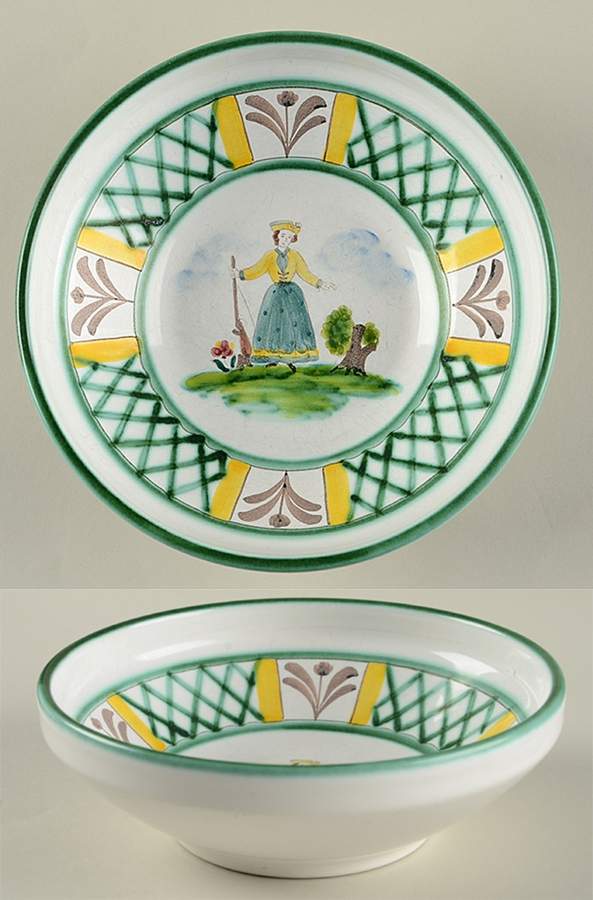 Hunter's Delight (Rim, Smooth) Coupe Cereal Bowl by Gmundner Austria-1