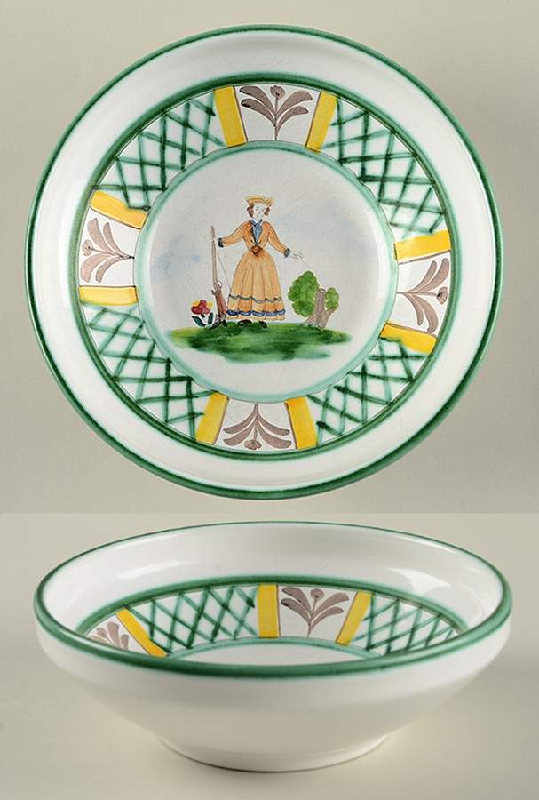 Hunter's Delight (Rim, Smooth) Coupe Cereal Bowl by Gmundner Austria-1