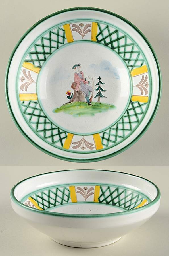 Hunter's Delight (Rim, Smooth) Coupe Cereal Bowl by Gmundner Austria-1