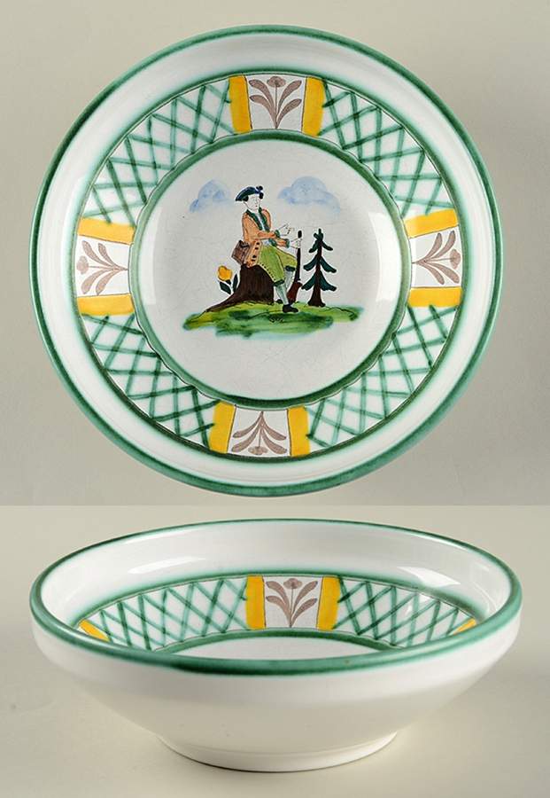 Hunter's Delight (Rim, Smooth) Coupe Cereal Bowl by Gmundner Austria-1