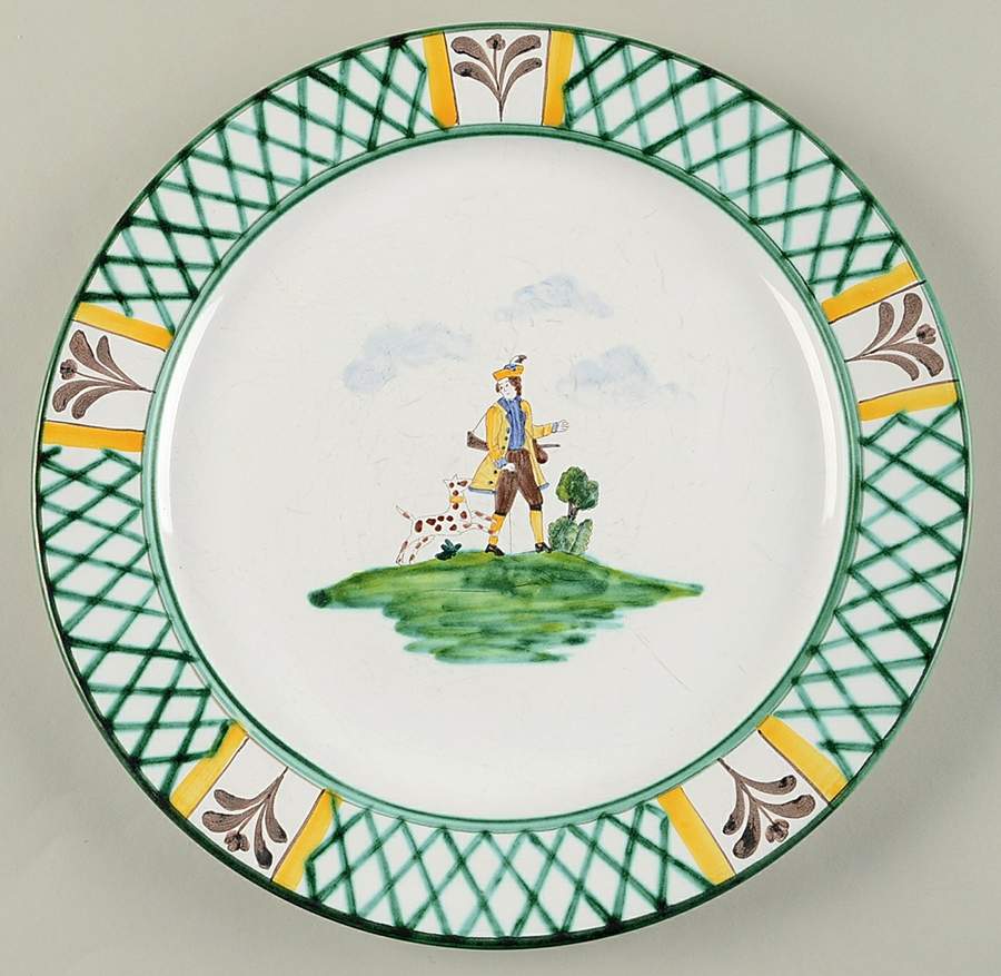 Hunter's Delight (Rim, Smooth) Large Dinner Plate by Gmundner Austria-1