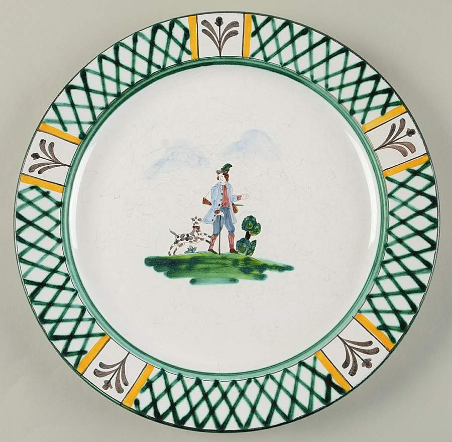 Hunter's Delight (Rim, Smooth) Large Dinner Plate by Gmundner Austria-1