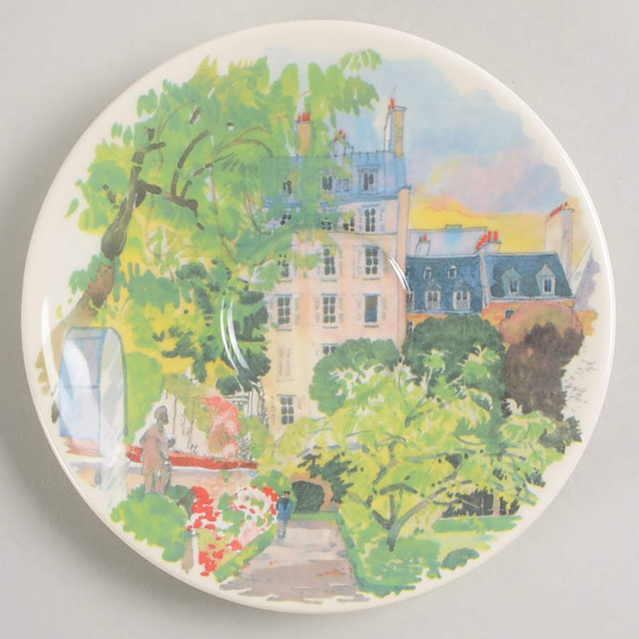 De Paris a Giverny Saucer by Faiencerie De Gien-1
