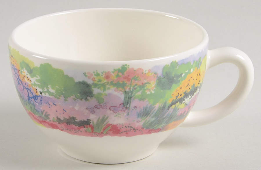 De Paris a Giverny Flat Cup by Faiencerie De Gien-1