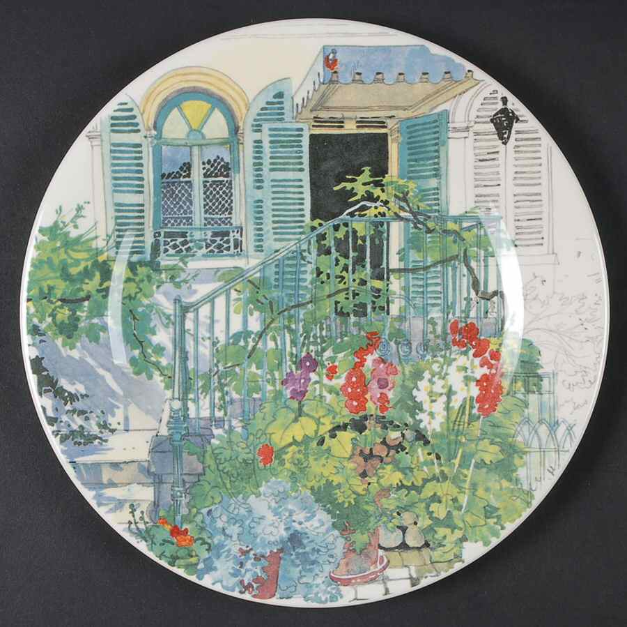 De Paris a Giverny Salad/Dessert Plate by Faiencerie De Gien-1