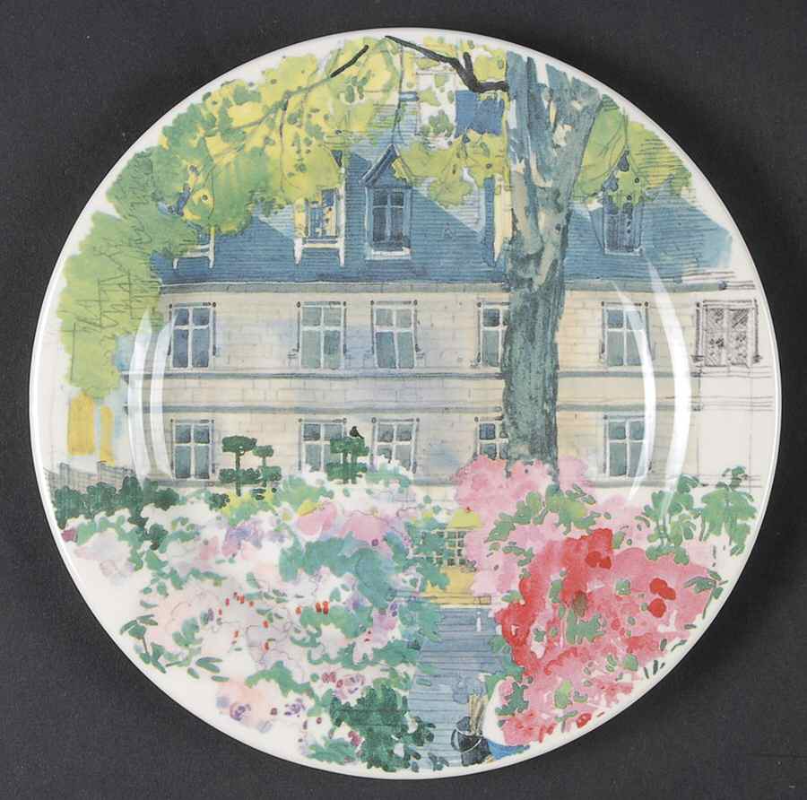 De Paris a Giverny Canape Plate by Faiencerie De Gien-1