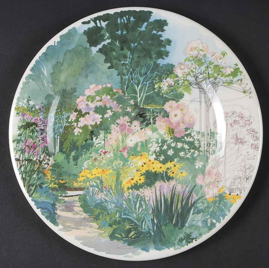 De Paris a Giverny Salad/Dessert Plate by Faiencerie De Gien-1