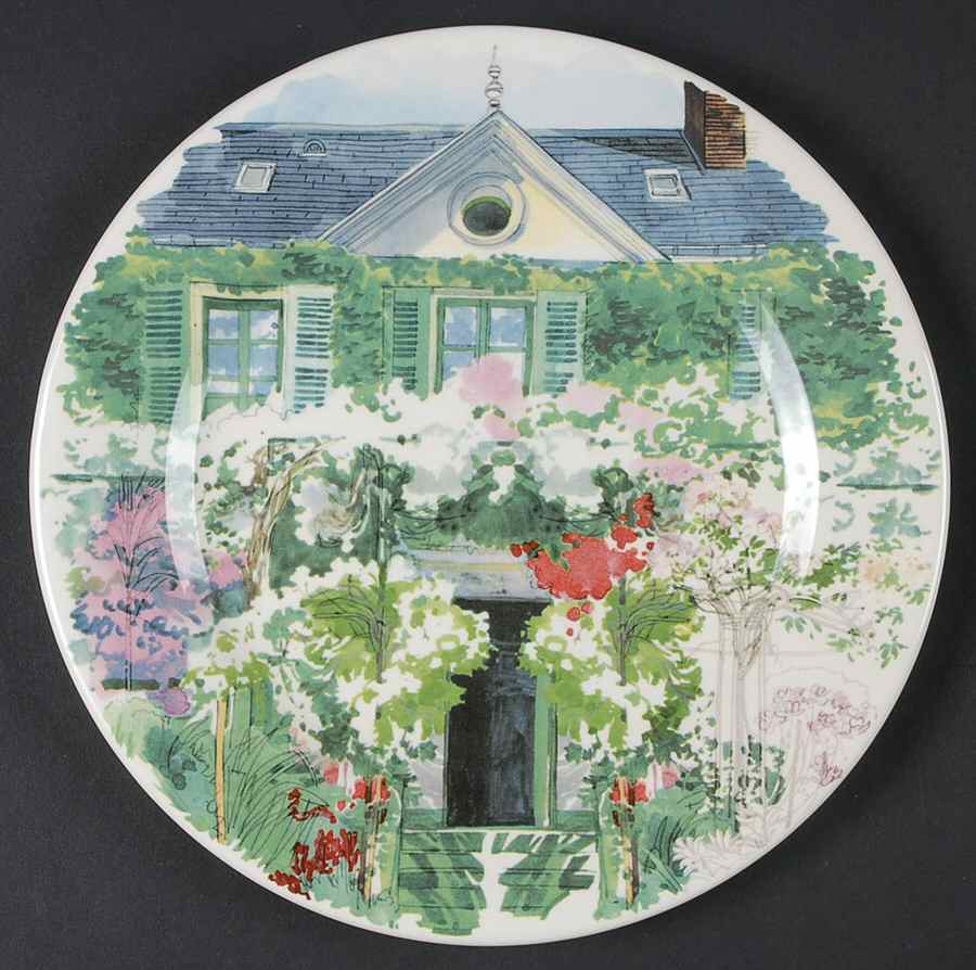 De Paris a Giverny Salad/Dessert Plate by Faiencerie De Gien-1