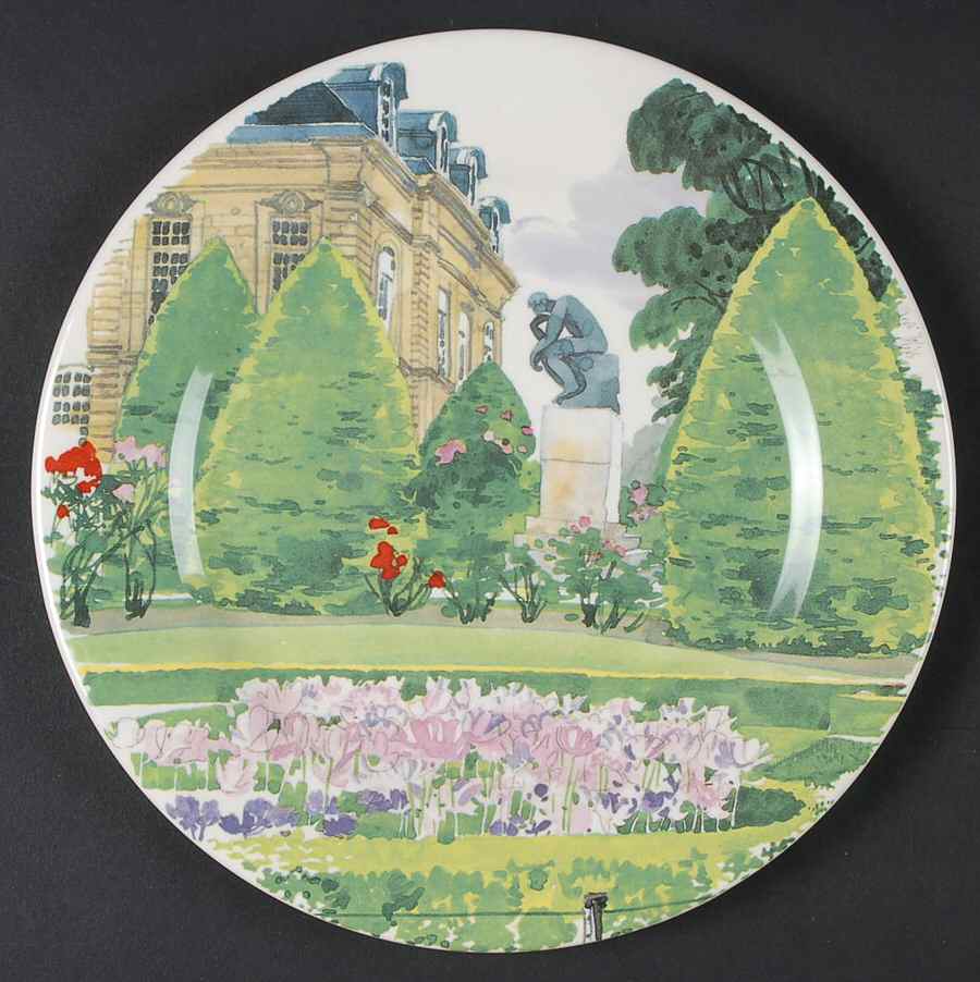 De Paris a Giverny Salad/Dessert Plate by Faiencerie De Gien-1