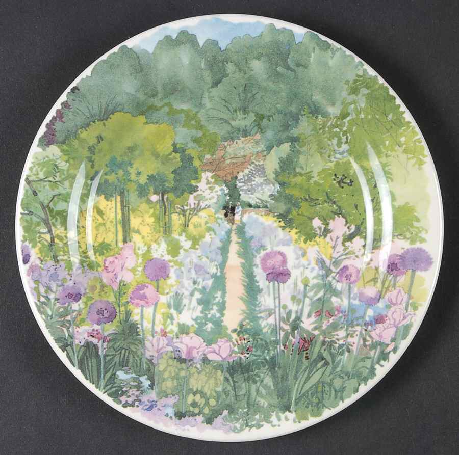 De Paris a Giverny Canape Plate by Faiencerie De Gien-1