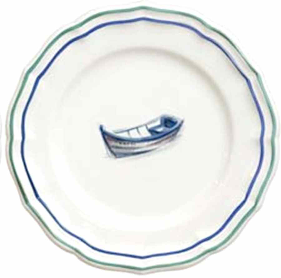 Voyages En France Ocean (Mer) Salad/Dessert Plate by Faiencerie De Gien-1