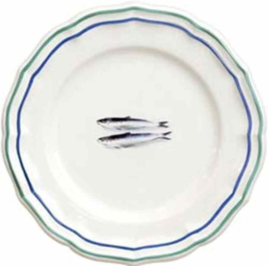Voyages En France Ocean (Mer) Salad/Dessert Plate by Faiencerie De Gien-1