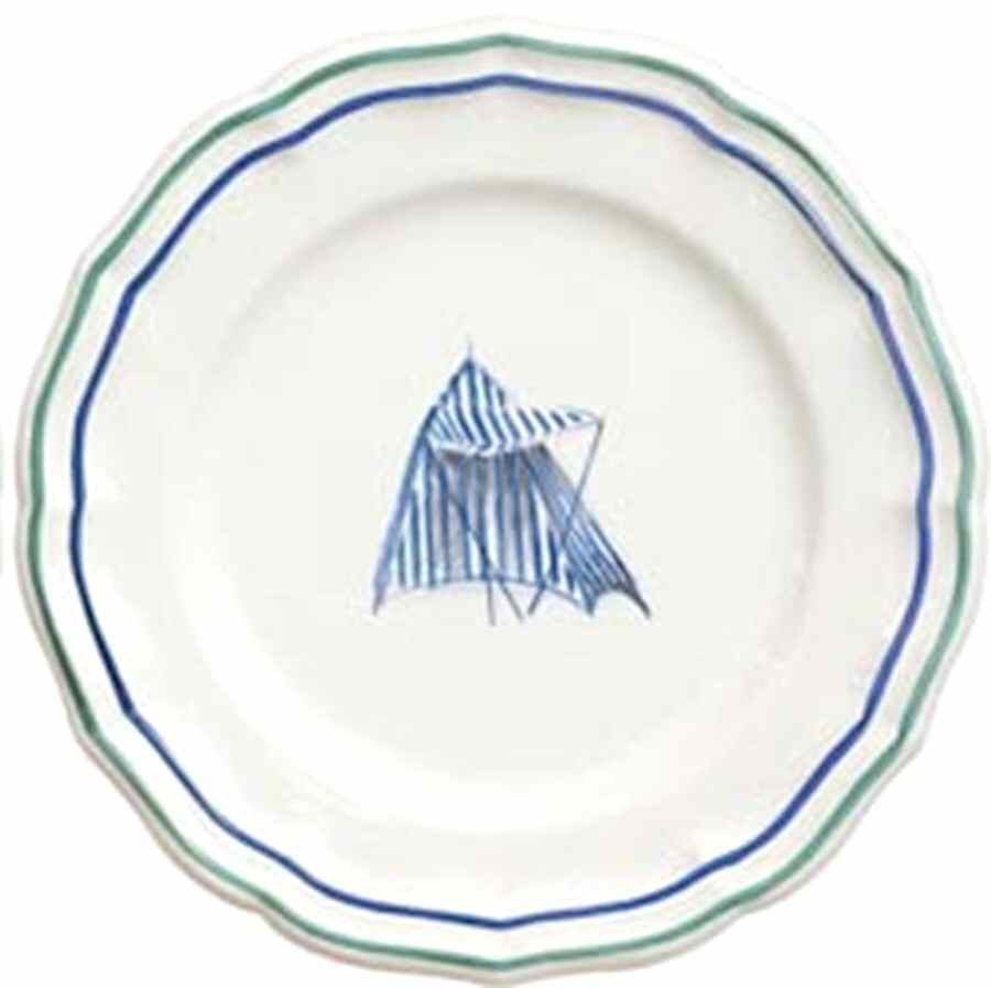 Voyages En France Ocean (Mer) Salad/Dessert Plate by Faiencerie De Gien-1