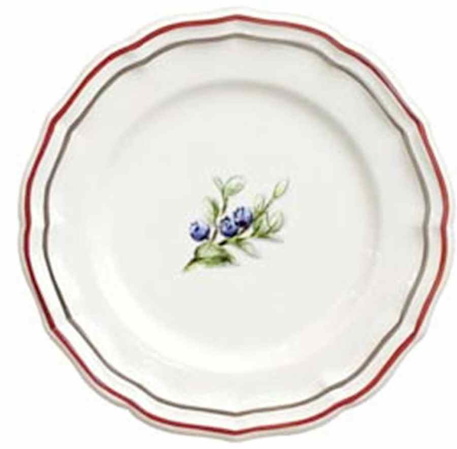 Voyages En France Alpine (Montagne) Salad/Dessert Plate by Faiencerie De Gien-1