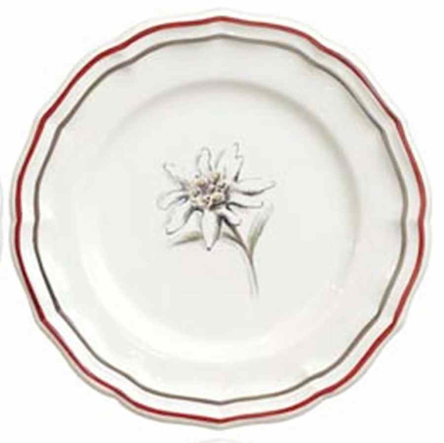 Voyages En France Alpine (Montagne) Salad/Dessert Plate by Faiencerie De Gien-1