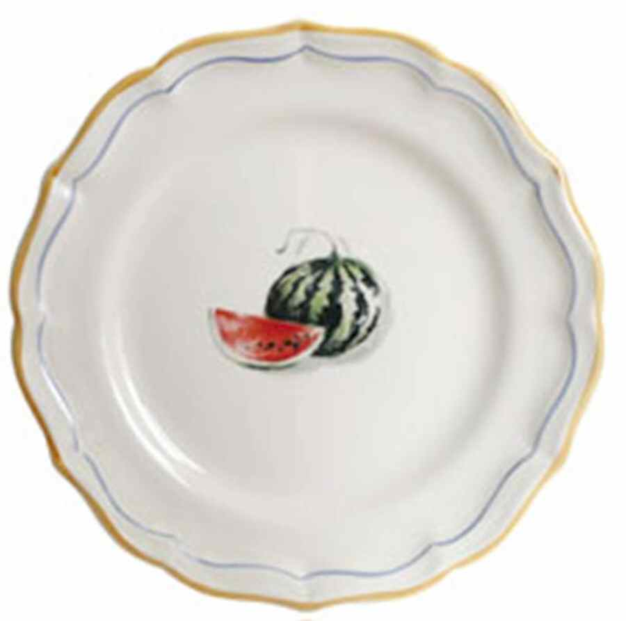 Voyages En France Provence Salad/Dessert Plate by Faiencerie De Gien-1
