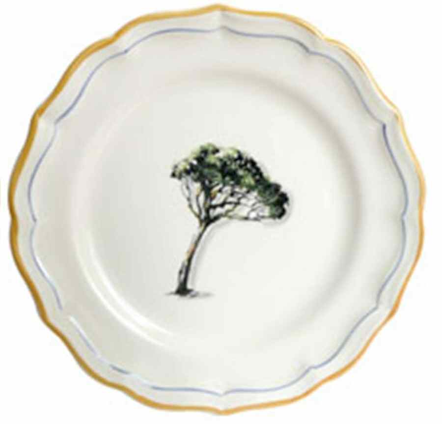 Voyages En France Provence Salad/Dessert Plate by Faiencerie De Gien-1