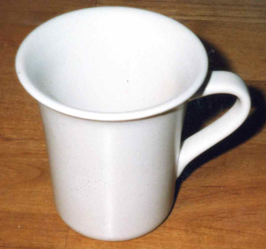 Capri White Mug by Galleria-1