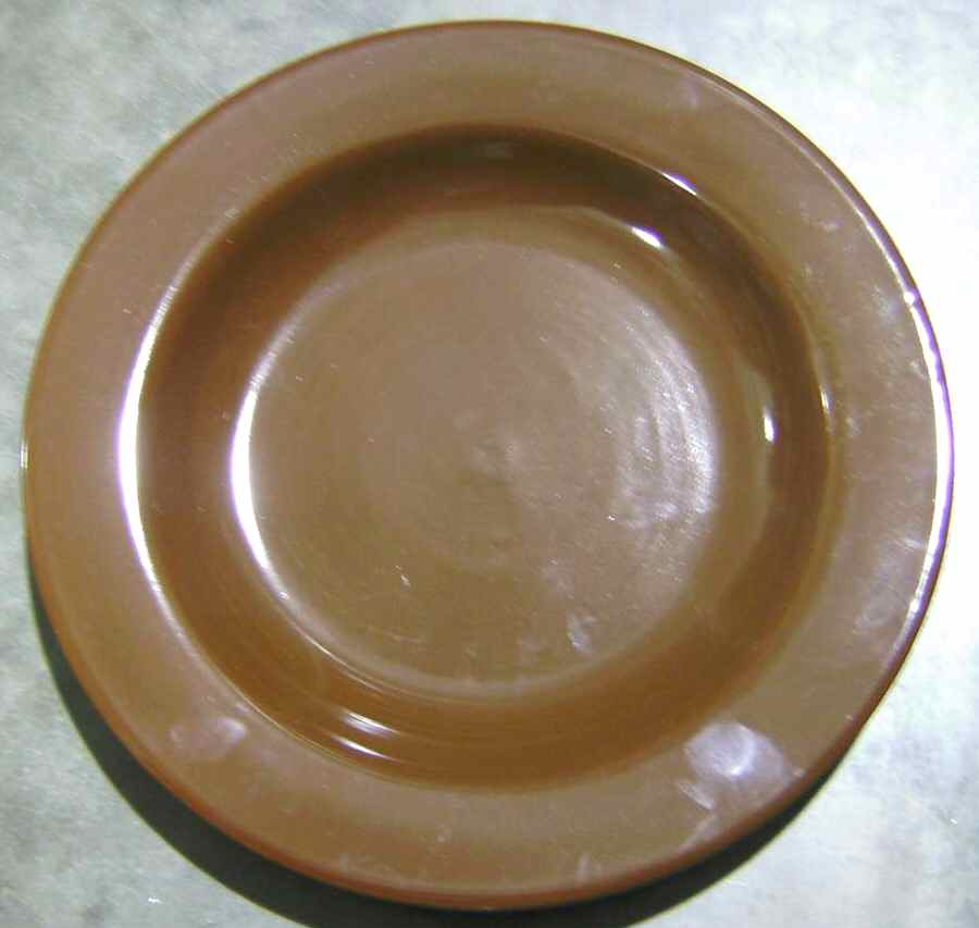 Colores Brown Dinner Plate by Garden Ridge-1