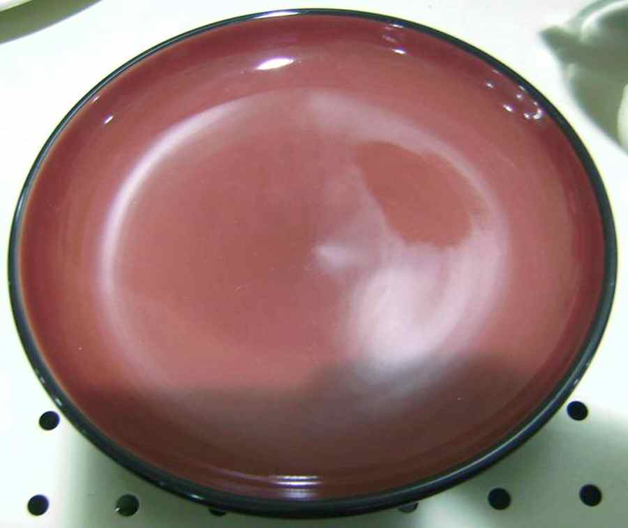 Oasis Red Salad Plate by Garden Ridge-1