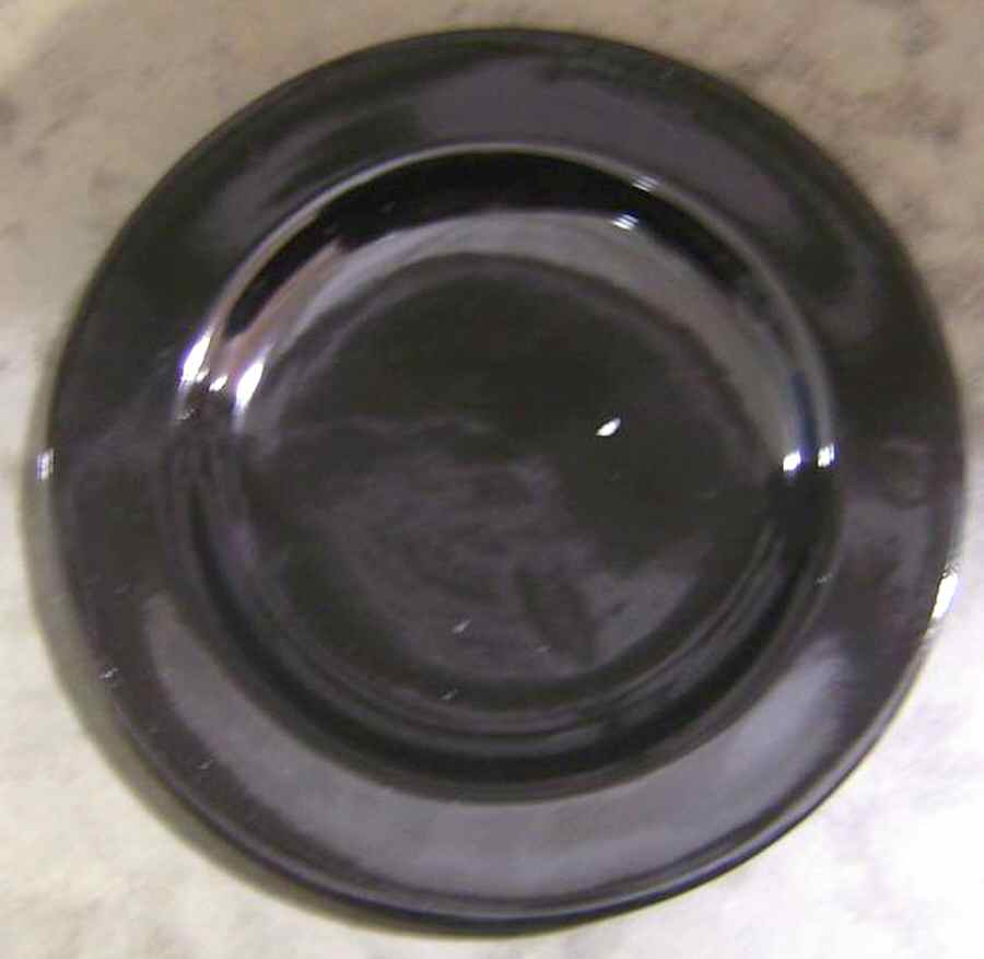 GDG1 Black Salad Plate by Garden Ridge-1
