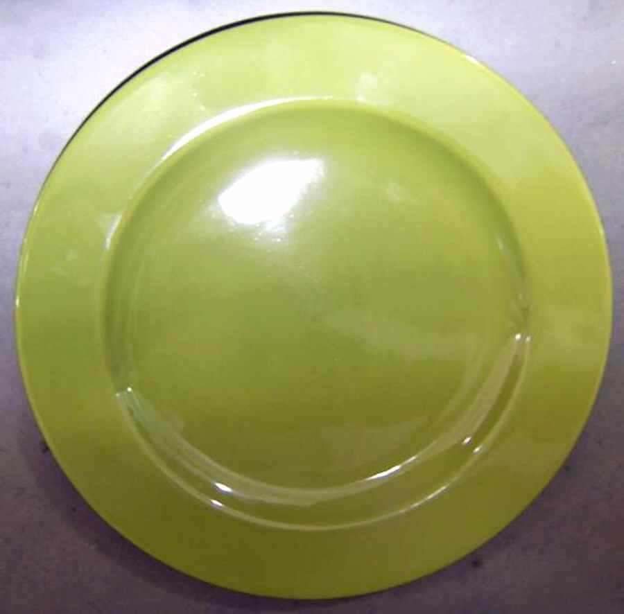 GDG1 Green Dinner Plate by Garden Ridge-1